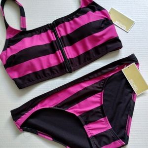 New with Tags Michael Kors 2 Piece Swimsuit Size Large